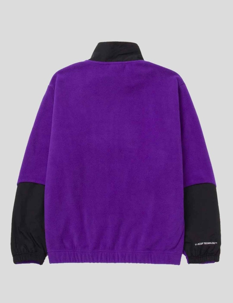 Gamma HUF trimestre zip pile polare viola